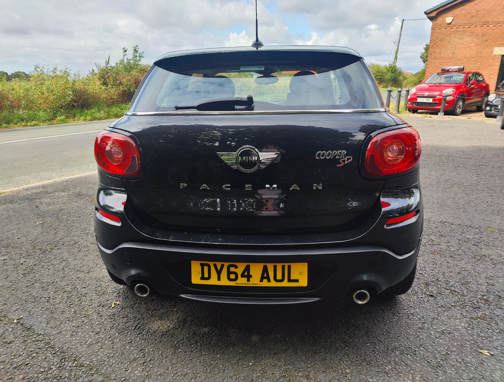 2014 Black MINI Cooper Paceman SD All4 Rear